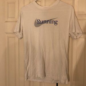 Mens White Dry-Fit Nike T-shirt